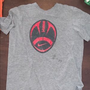 Grey football Nike tee